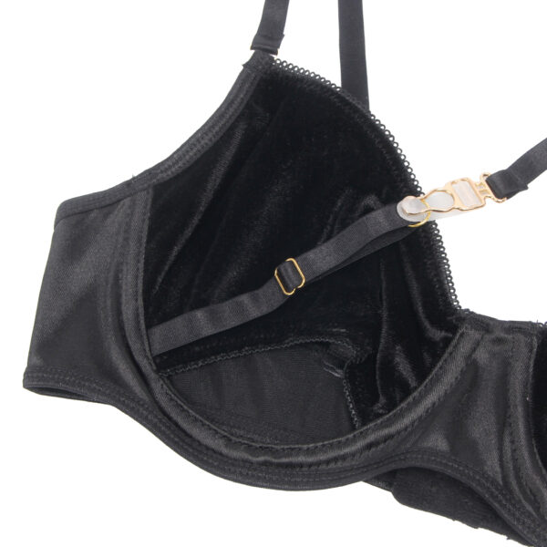 Ensemble sexy en velours noir Intense