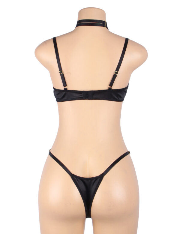 Ensemble sexy en velours noir Intense