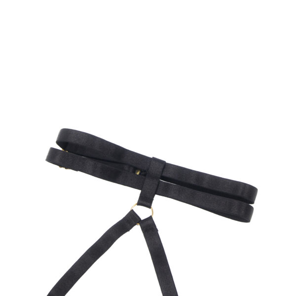 Ensemble sexy en velours noir Intense