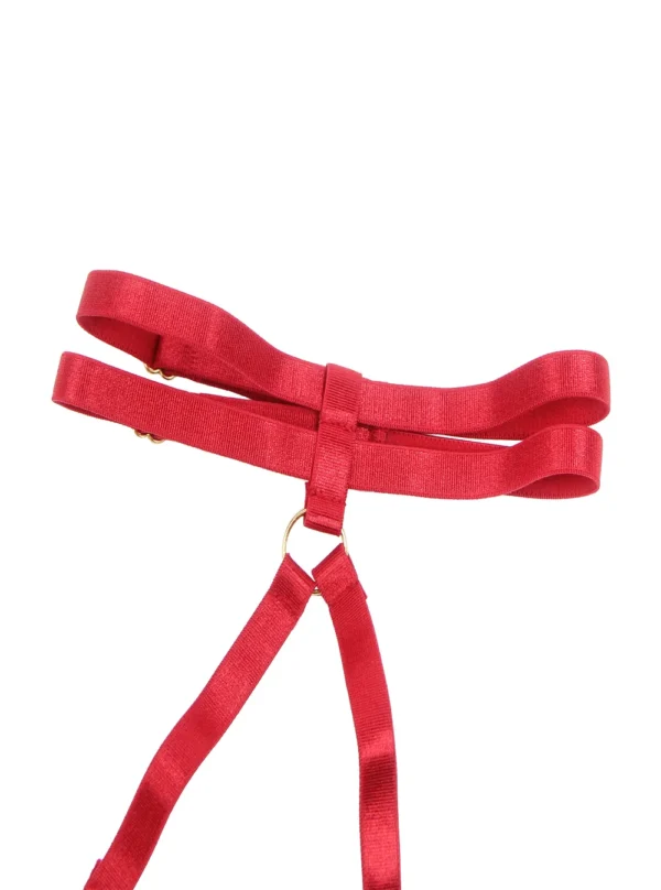 Lingerie en velours rouge Ruby (ras le cou) Lingerie en velours rouge Ruby (ras le cou)