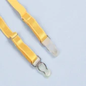 Ensemble transparent jaune à fleurs avec porte-jarretelles Summer (zoom)