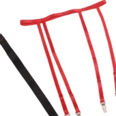 Nuisette avec porte-jarretelles Mère Noël rouge (jarretelles et ceinture)