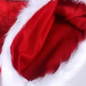 Bonnet Mère Noël rouge et blanc (intérieur) Bonnet Mère Noël rouge et blanc (intérieur)