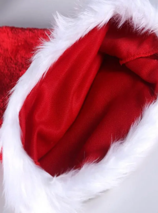 Bonnet Mère Noël rouge et blanc (intérieur) Bonnet Mère Noël rouge et blanc (intérieur)