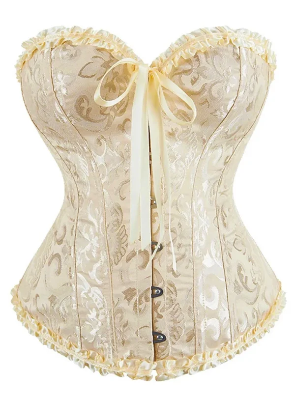 Corset jaune doré (6)