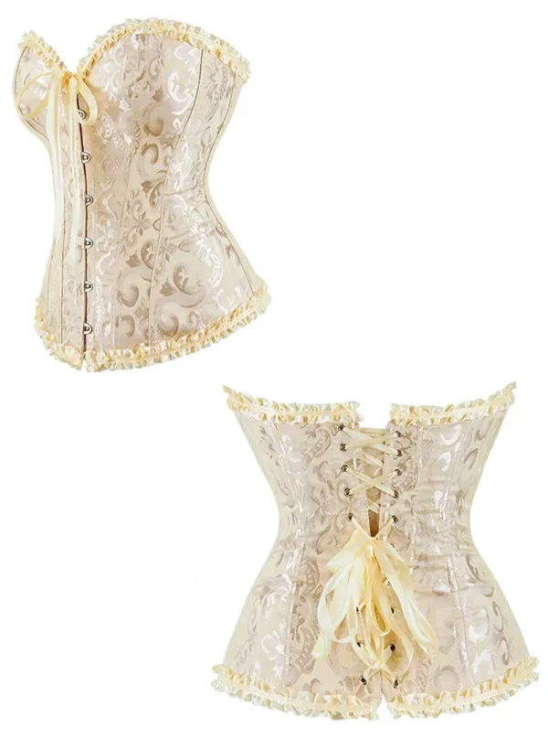 Corset jaune doré (7)
