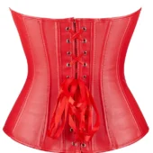Corset simili cuir rouge Crimson (6) Corset simili cuir rouge Crimson (6)