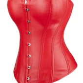 Corset simili cuir rouge Crimson (8) Corset simili cuir rouge Crimson (8)