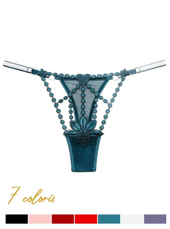 string brodé chic Amalia (7 coloris)