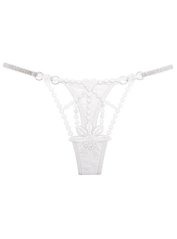 string brodé chic Amalia (blanc)