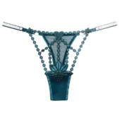 string brodé chic Amalia (vert)