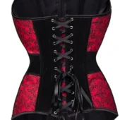 Bustier corset jarretelles amovibles Coquelicot (arrière) Bustier corset jarretelles amovibles Coquelicot (arrière)