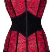 Bustier corset jarretelles amovibles Coquelicot (avant non porté) Bustier corset jarretelles amovibles Coquelicot (avant non porté)