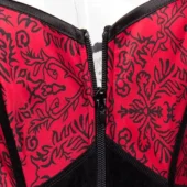 Bustier corset jarretelles amovibles Coquelicot (fermeture éclair) Bustier corset jarretelles amovibles Coquelicot (fermeture éclair)