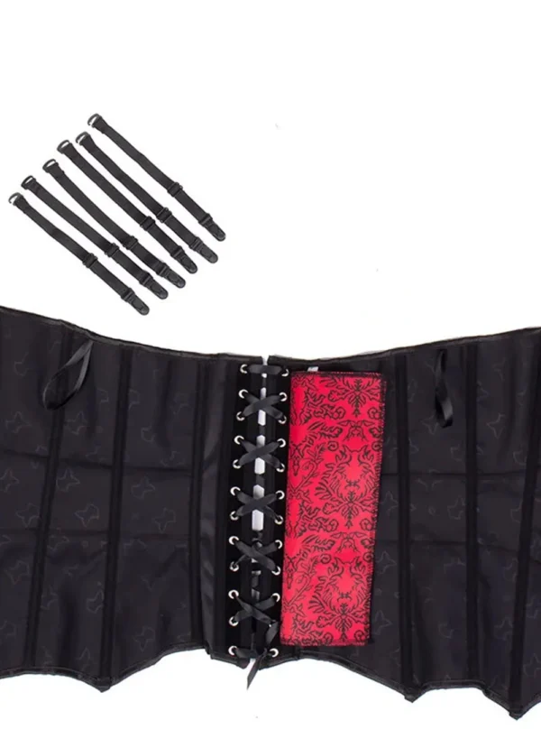 Bustier corset jarretelles amovibles Coquelicot (intérieur) Bustier corset jarretelles amovibles Coquelicot (intérieur)