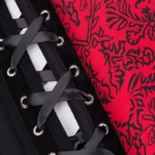 Bustier corset jarretelles amovibles Coquelicot (laçage) Bustier corset jarretelles amovibles Coquelicot (laçage)