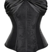 corset dentelle satin noir dark moon corset dentelle satin noir dark moon