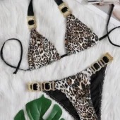 Bikini léopard à boucles dorées Wild Summer (3) Bikini léopard à boucles dorées Wild Summer (3)