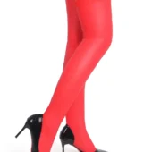 Bas effet cuir rouges (2) Bas effet cuir rouges