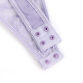 Body dentelle bicolore à nœuds et jarretières violet (5) Body dentelle bicolore à nœuds et jarretières