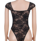 Body dentelle corseté épaules dénudées noir (5) Body dentelle corseté épaules dénudées