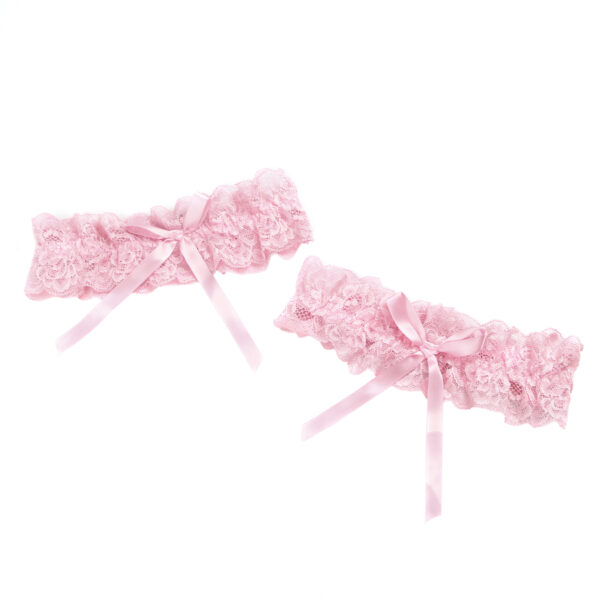 Body dentelle romantique jarretières Rose (5) Body dentelle romantique jarretières