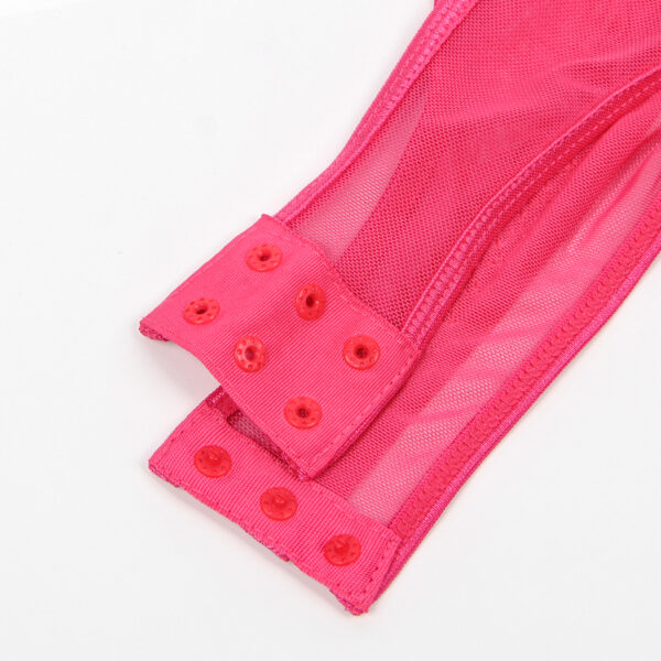 Body jarretelles dentelle rose (2) Body jarretelles dentelle rose