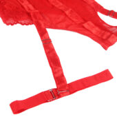 Body jarretelles dentelle rouge (3) Body jarretelles dentelle rouge
