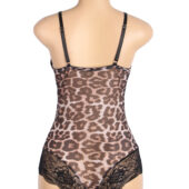 Body léopard et dentelle noire