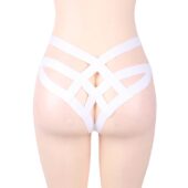 Culotte brides croisées blanche Liora (4) Culotte brides croisées blanche Liora