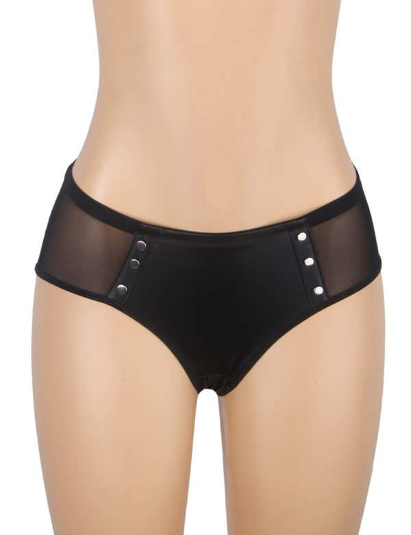 Culotte cuir à pressions Kaia (3) Culotte cuir à pressions Kaia