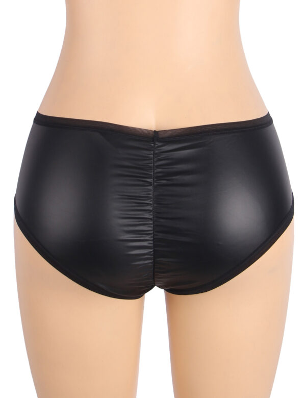 Culotte cuir froncée Nadja (5) Culotte cuir froncée Nadja