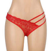 Culotte dentelle multi-brides Théa rouge (3) Culotte dentelle multi-brides Théa