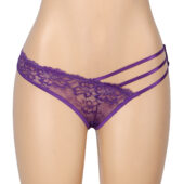 Culotte dentelle multi-brides Théa violet (3) Culotte dentelle multi-brides Théa