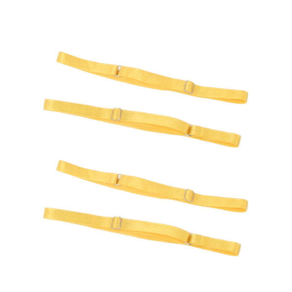 Ensemble broderie florale 4 pièces jaune Floralie