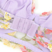 Ensemble broderie florale 4 pièces violet Flore (9) Ensemble broderie florale 4 pièces violet Flore