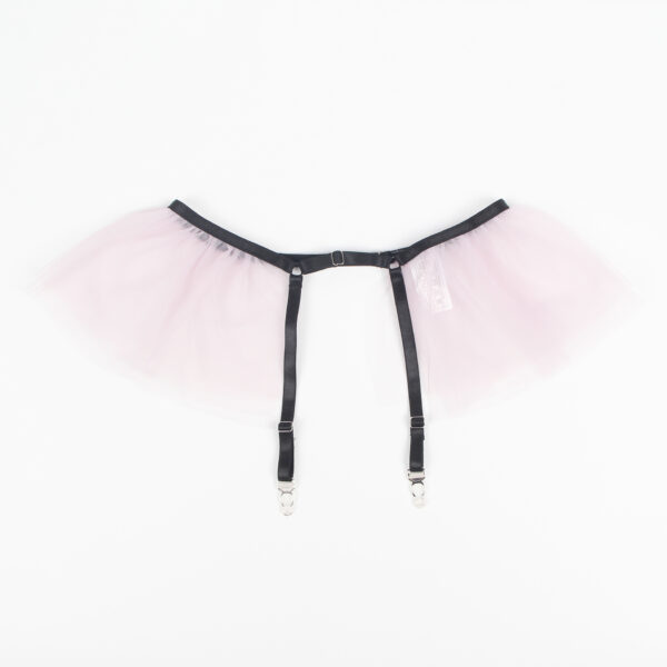 Ensemble bustier cage broderie florale et jupon tulle — Wisteria (6) Ensemble bustier cage broderie florale et jupon tulle — Wisteria