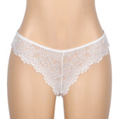 Ensemble guêpière 3 pièces blanc (5) Ensemble guêpière 3 pièces