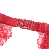 Ensemble harnais dentelle 4 pièces col choker Ravenna
