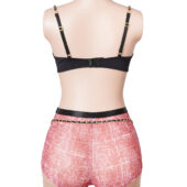 Ensemble shorty avec ceinture chaînée tweed — rose (4) Ensemble shorty avec ceinture chaînée tweed — rose