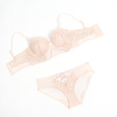 Ensemble soutien-gorge balconnet Romane rose (3) Ensemble soutien-gorge balconnet Romane