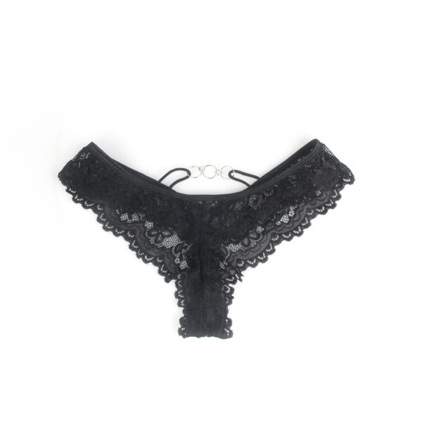 Guêpière ensemble 3 pièces noir (7) Guêpière ensemble 3 pièces