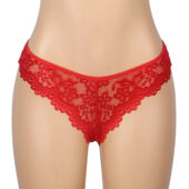 Guêpière ensemble 3 pièces rouge (6) Guêpière ensemble 3 pièces