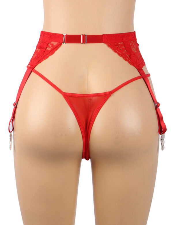 Porte-jarretelles Ardente rouge (2) Porte-jarretelles Ardente rouge