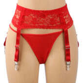 Porte-jarretelles Ardente rouge (3) Porte-jarretelles Ardente rouge