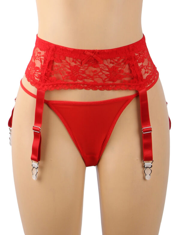 Porte-jarretelles Ardente rouge (3) Porte-jarretelles Ardente rouge