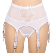 Porte-jarretelles blanc 6 attaches Vintage Bride (4) Porte-jarretelles blanc 6 attaches Vintage Bride