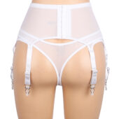 Porte-jarretelles blanc 6 attaches Vintage Bride (5) Porte-jarretelles blanc 6 attaches Vintage Bride