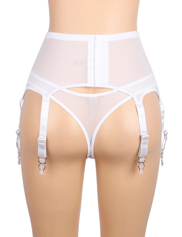 Porte-jarretelles blanc 6 attaches Vintage Bride (5) Porte-jarretelles blanc 6 attaches Vintage Bride