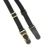 Porte-jarretelles fin cuir et dentelle Scarla noir (3) Porte-jarretelles fin cuir et dentelle Scarla